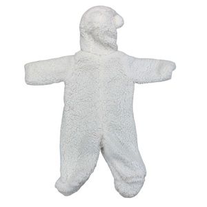 First Impressions Baby Boys or Girls Hooded Fleece Coverall 3-6Months